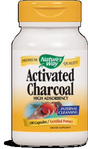 Charcoal Activated ( 100 capsules )* Nature's Way